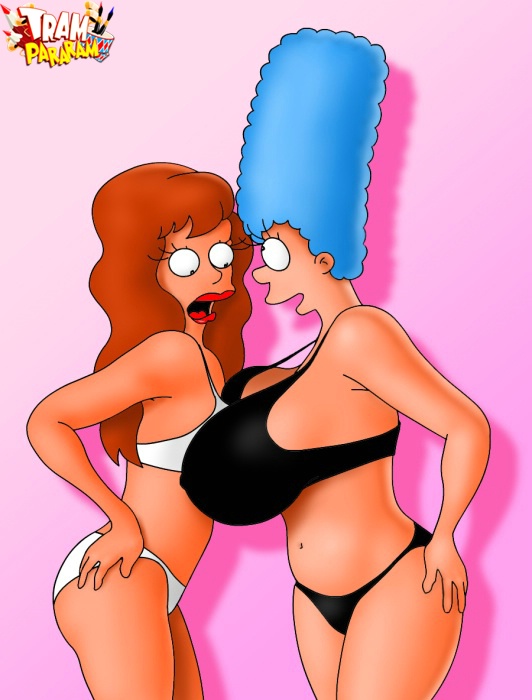 Busty toon sluts from Springfield | Free Sexy Comics