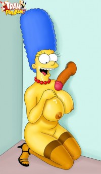 Hottest famous toon babes - Marge Simpson sex Tram Pararam 