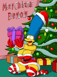 Marge Simpson XXX Christmas - Simpsons porn 