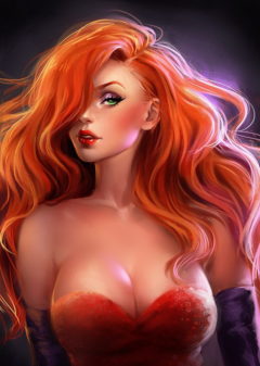 Jessica Rabbit love poses