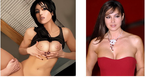 Monica Belucci from hot celebs zone