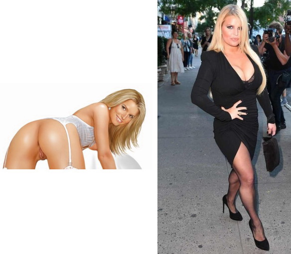 Horny comics with Jessica Simpson