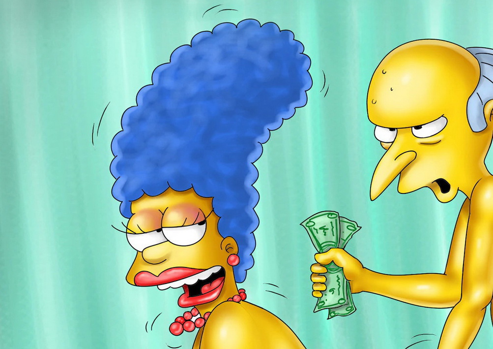Marge Simpson is a nympho !